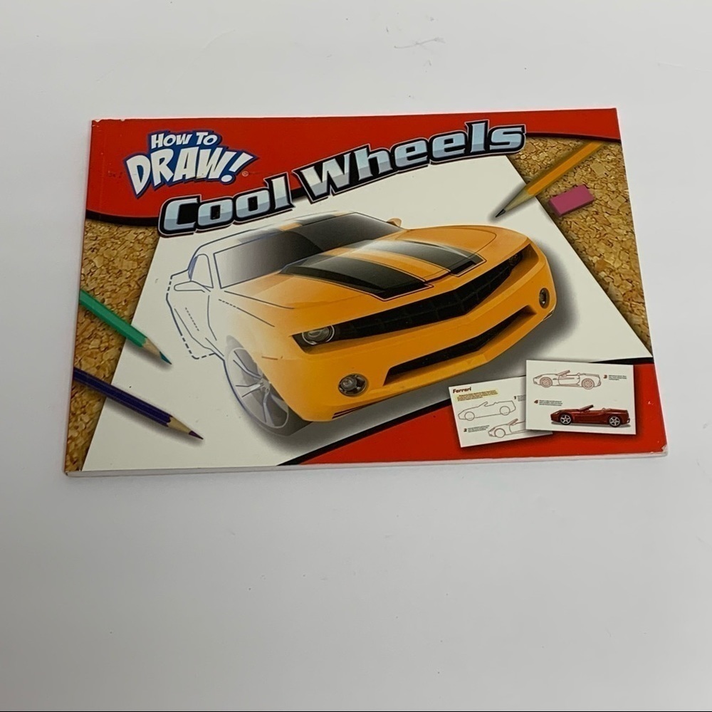 Kidsbooks | 2013 How to Draw! COOL WHEELS Paperback Drawing Book